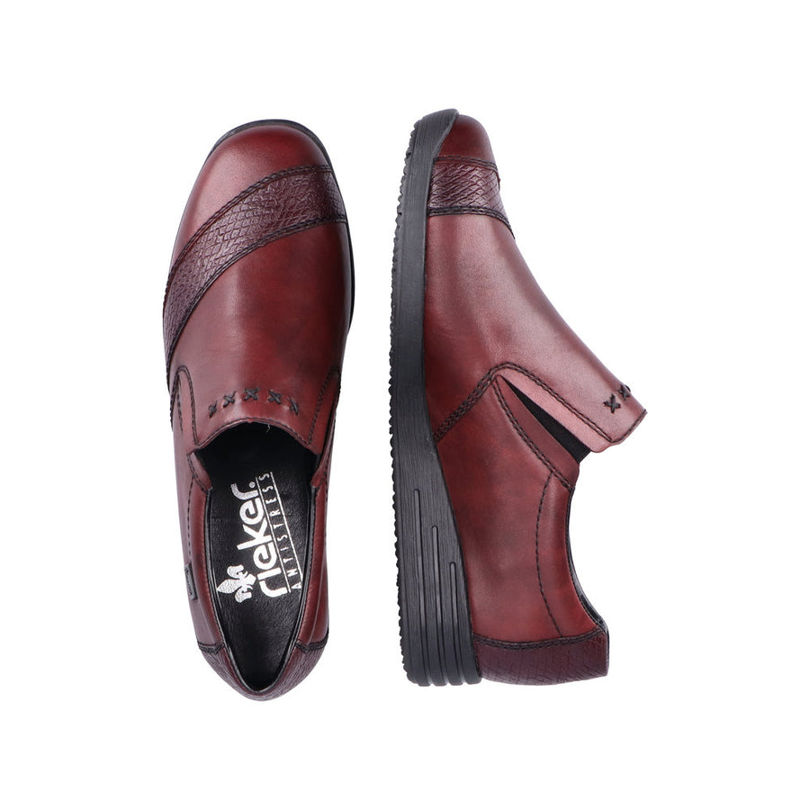 Rieker 58462 Shoes-Bordo