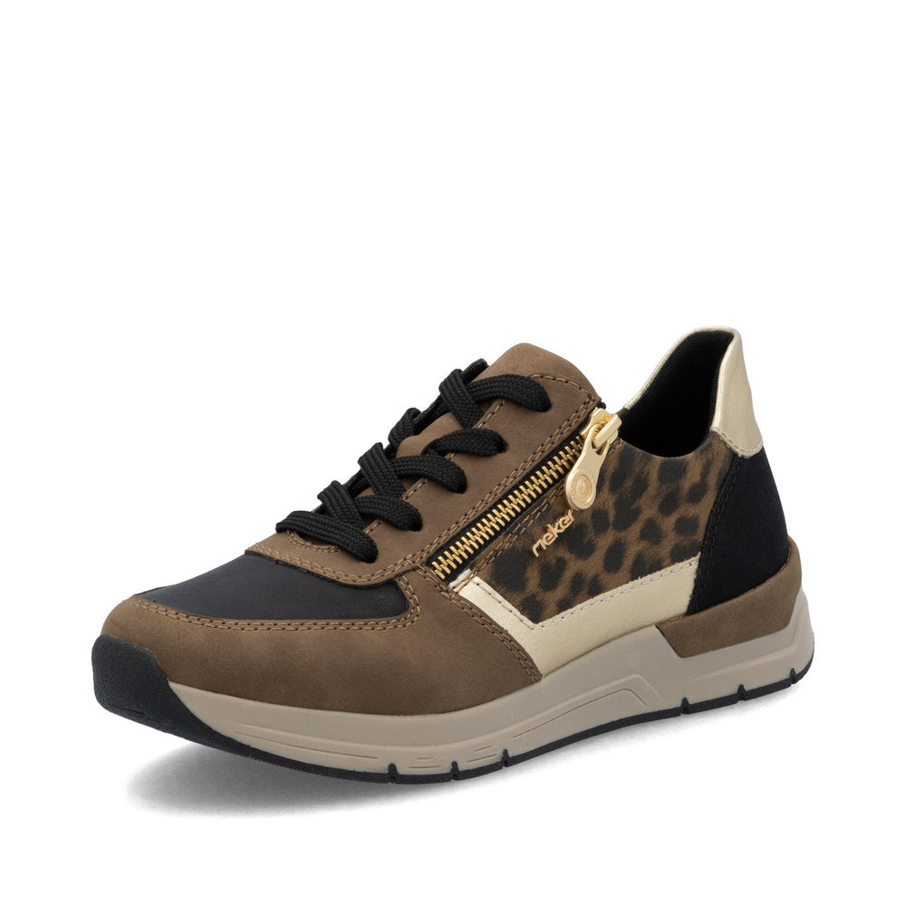 Rieker 58902-24 Ladies' Shoe-Brown Multi
