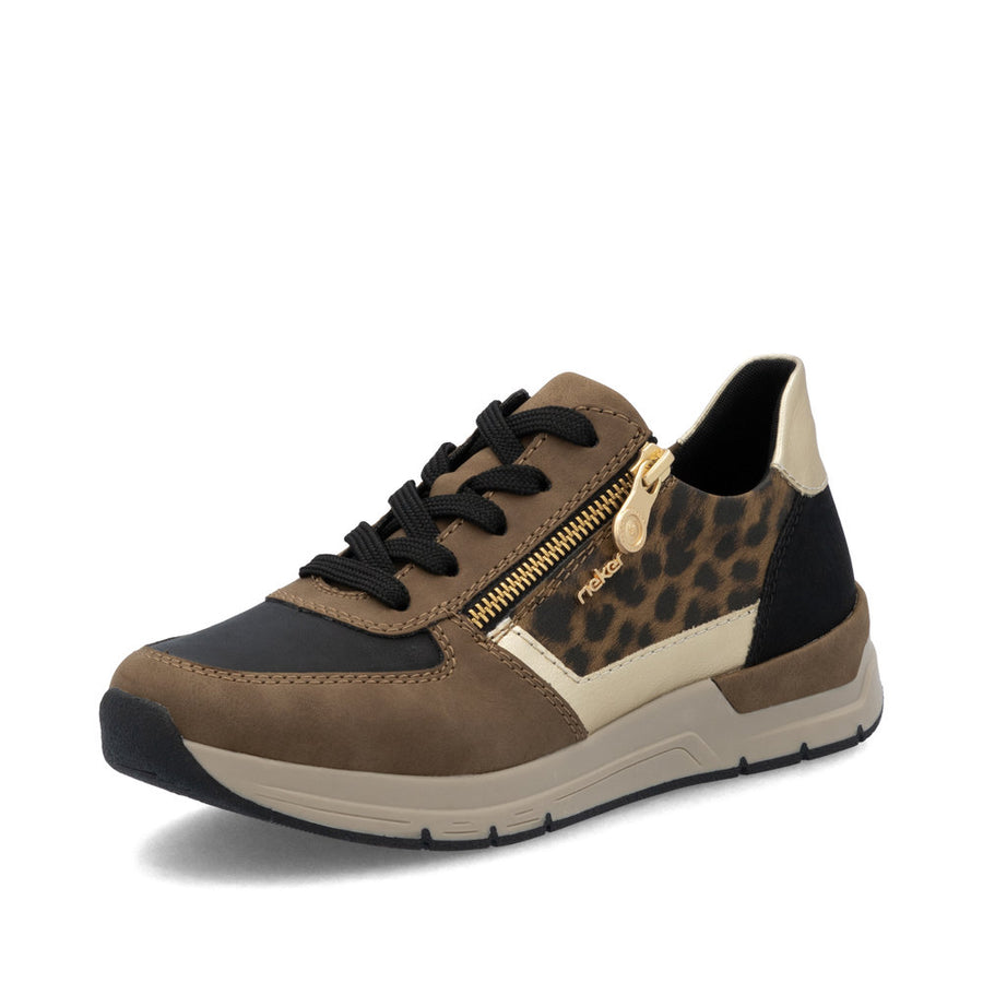 Rieker 58902-24 Ladies' Shoe-Brown Multi