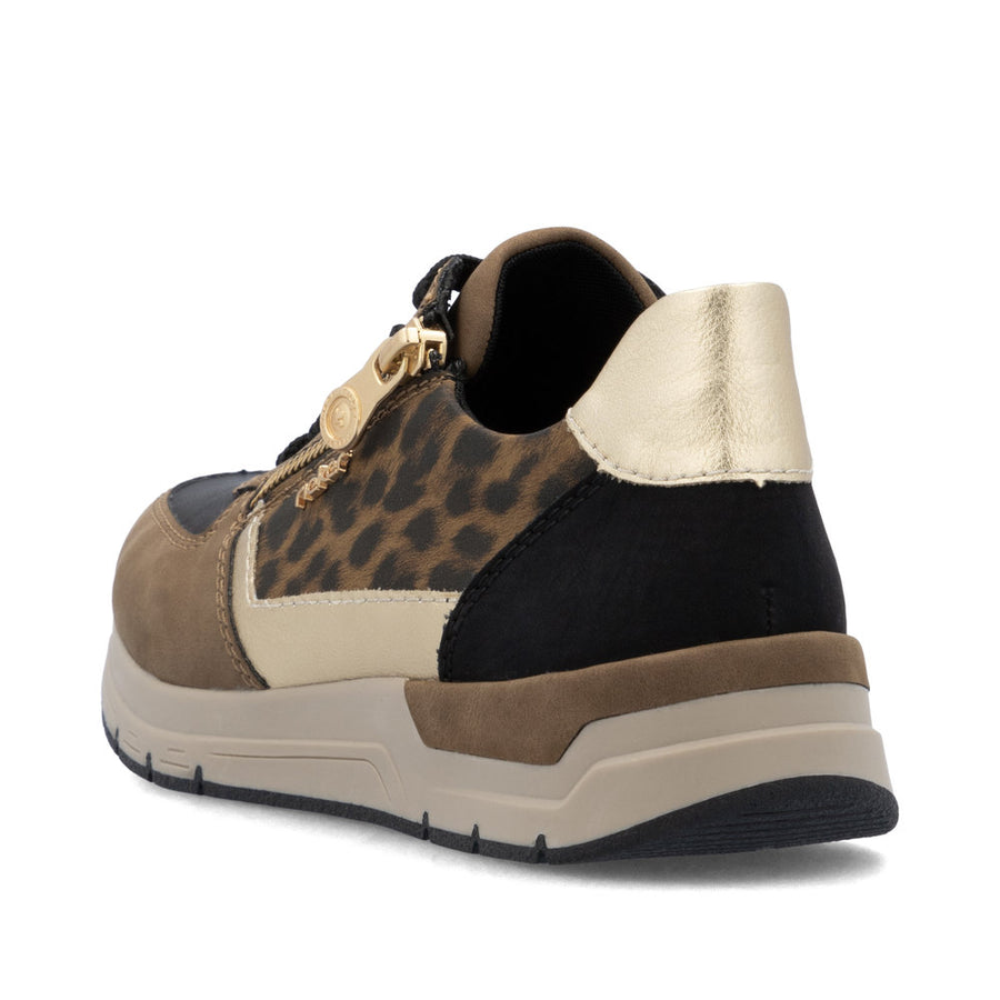 Rieker 58902-24 Ladies' Shoe-Brown Multi