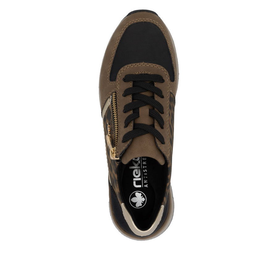 Rieker 58902-24 Ladies' Shoe-Brown Multi