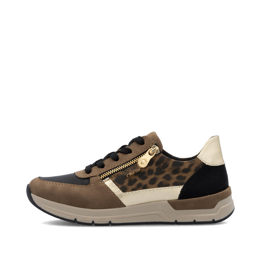 Rieker 58902-24 Ladies' Shoe-Brown Multi