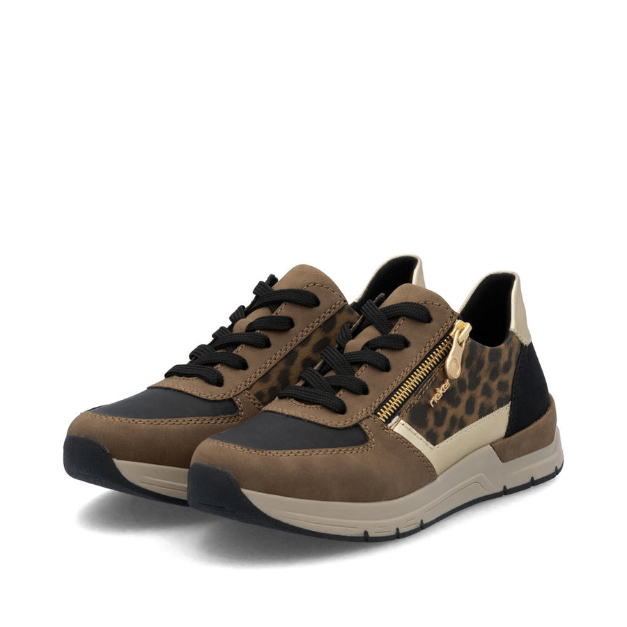 Rieker 58902-24 Ladies' Shoe-Brown Multi