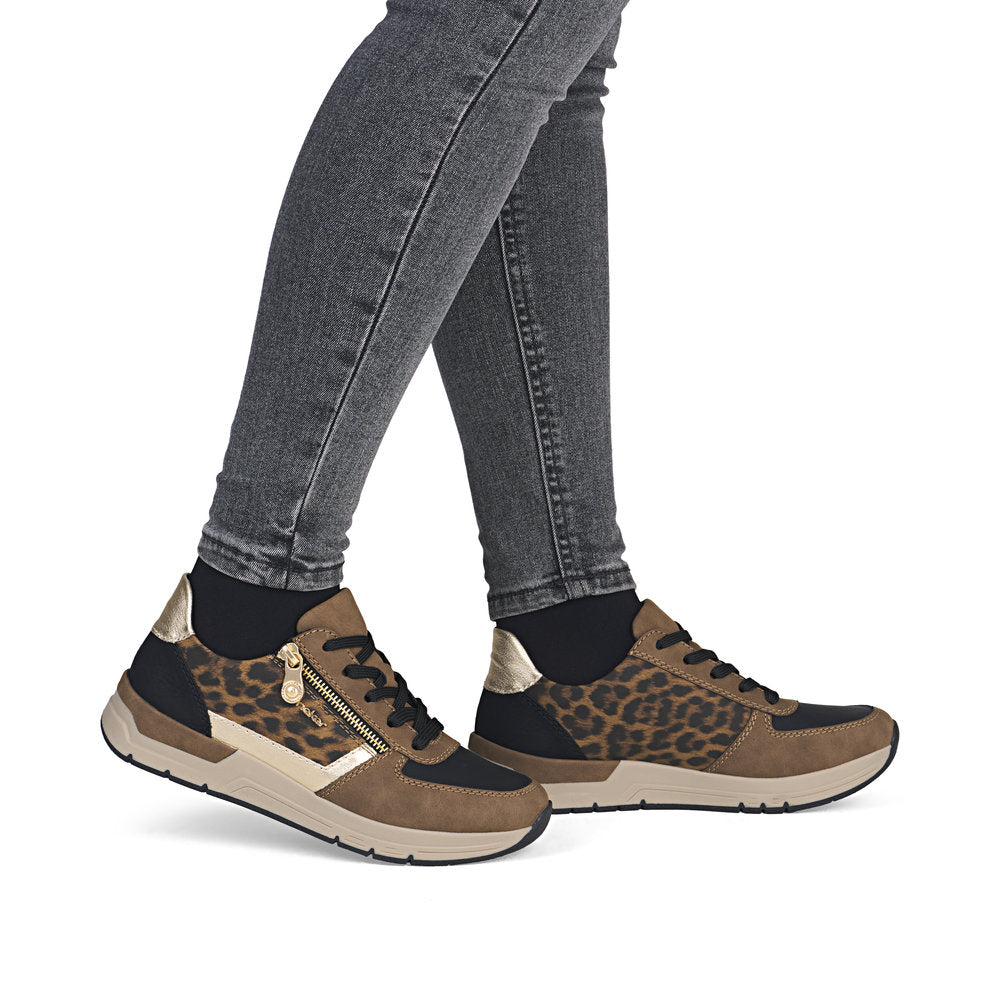 Rieker 58902-24 Ladies' Shoe-Brown Multi