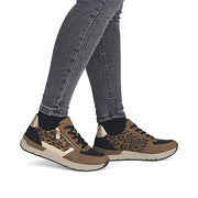 Rieker 58902-24 Ladies' Shoe-Brown Multi