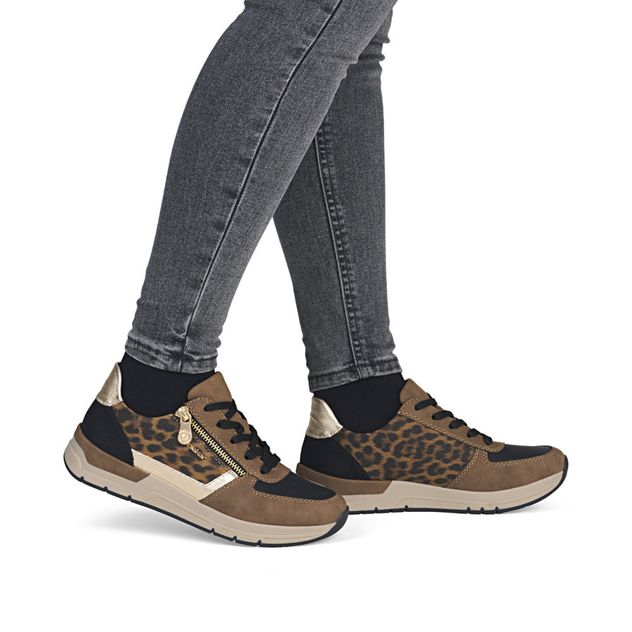 Rieker 58902-24 Ladies' Shoe-Brown Multi
