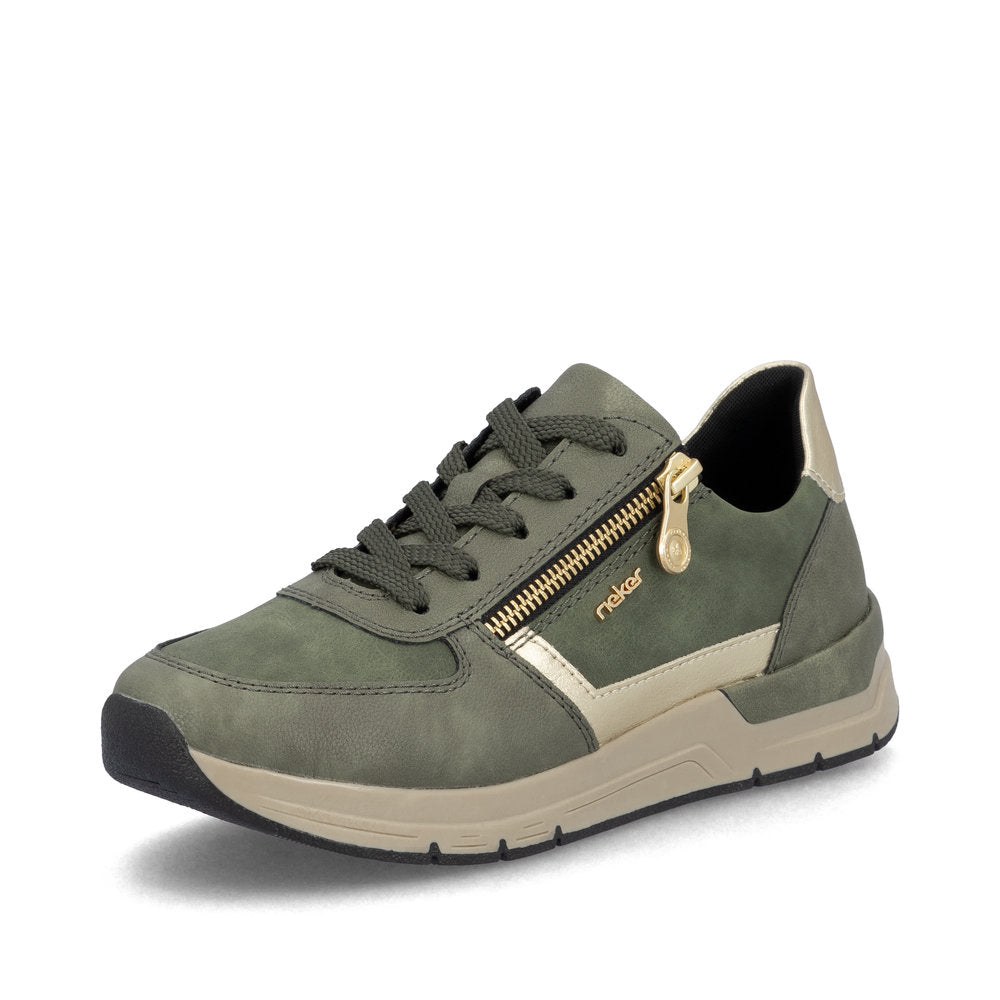 Rieker 58902-54 Ladies' Shoe-Olive