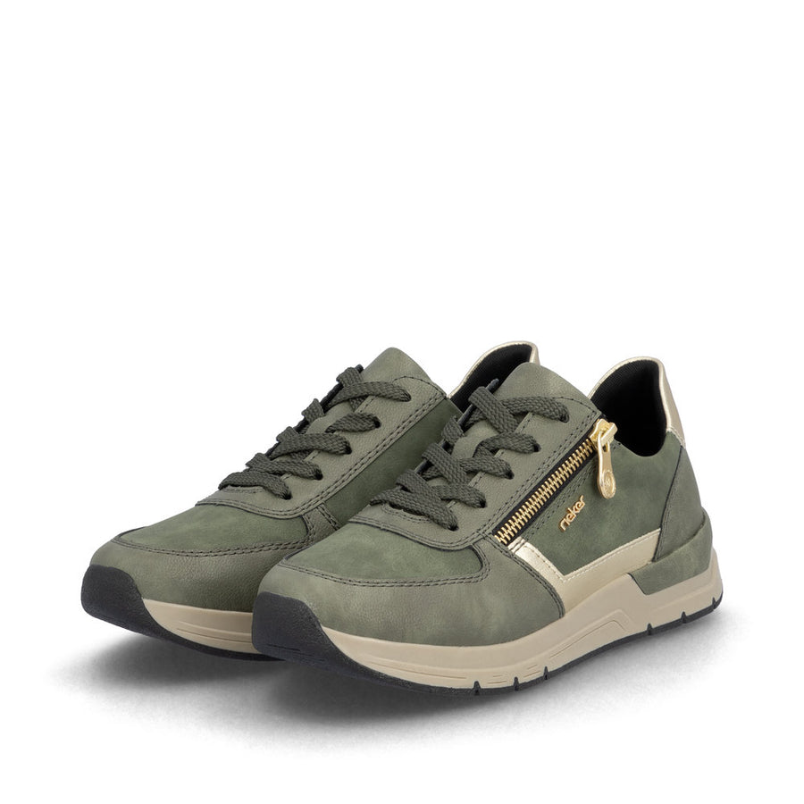 Rieker 58902-54 Ladies' Shoe-Olive