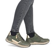 Rieker 58902-54 Ladies' Shoe-Olive