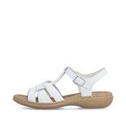 Rieker 61853-80 Ladies Sandals-White