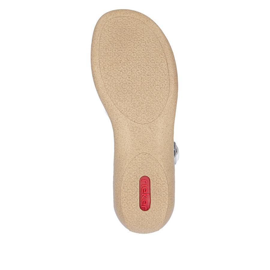 Rieker 61853-80 Ladies Sandals-White