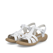 Rieker 61853-80 Ladies Sandals-White