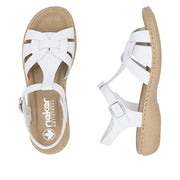 Rieker 61853-80 Ladies Sandals-White