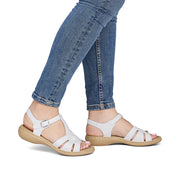 Rieker 61853-80 Ladies Sandals-White