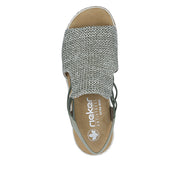 Rieker 62741-52 Ladies Sandals-Sage