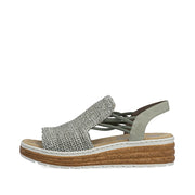 Rieker 62741-52 Ladies Sandals-Sage
