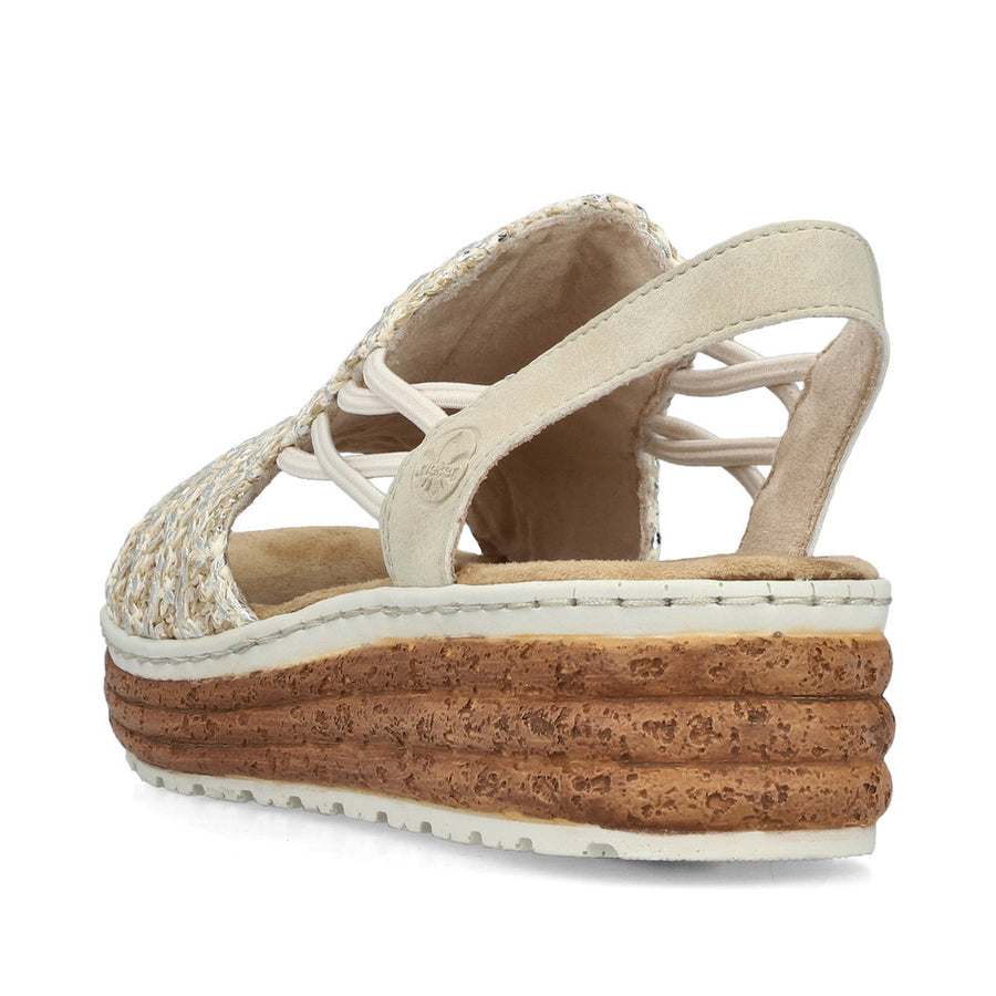 Rieker - Sleehak voor dames - Bruin Rieker - Sleehak voor dames - Bruin