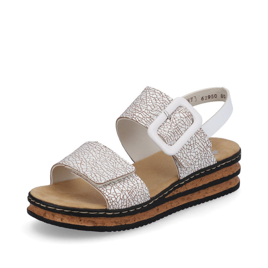 Rieker 62950 Sandals-White