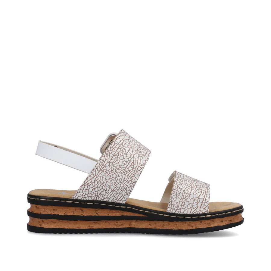 Rieker 62950 Sandals-White