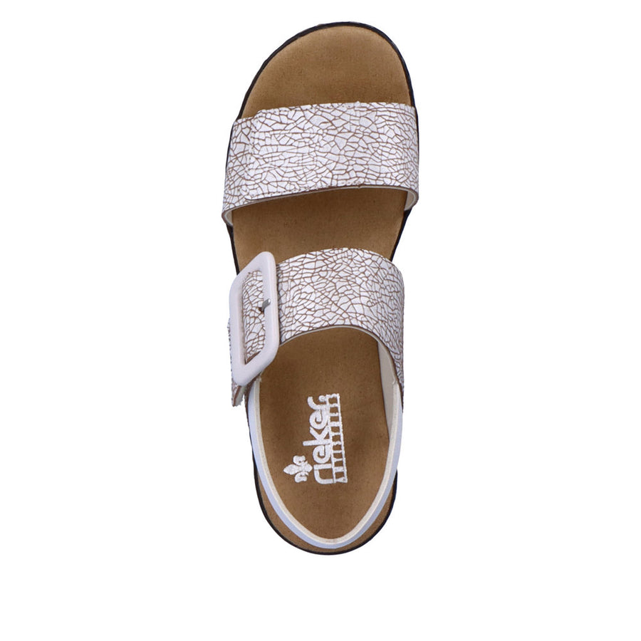 Rieker 62950 Sandals-White