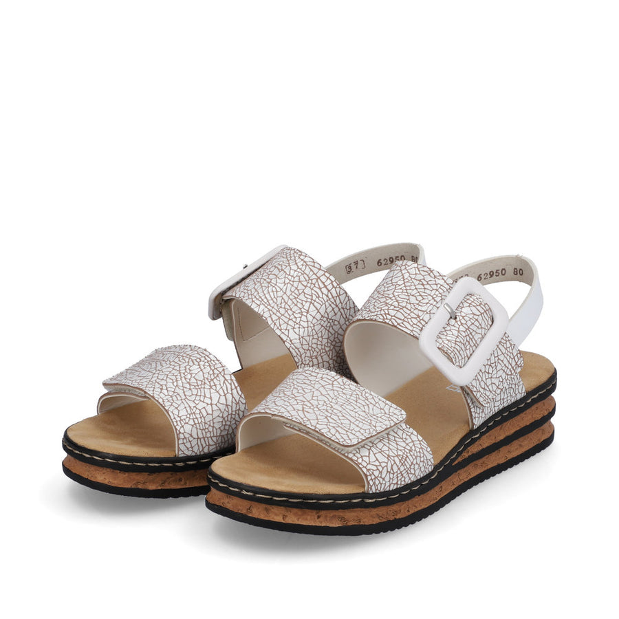 Rieker 62950 Sandals-White