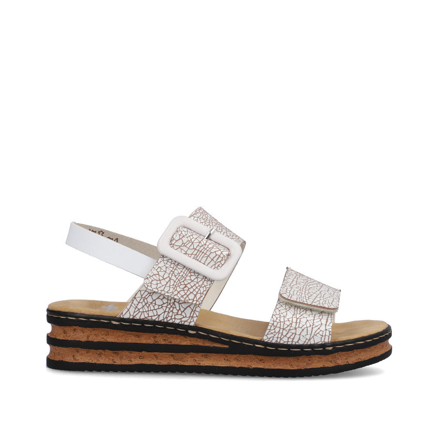 Rieker 62950 Sandals-White