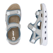 Rieker 64074-40 Ladies' Sandals-Grey Multi