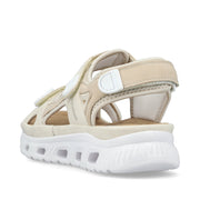 Rieker 64074 Sandals-Cream