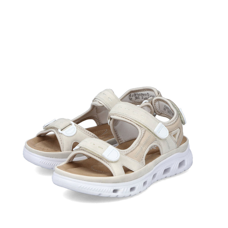 Rieker 64074 Sandals-Cream