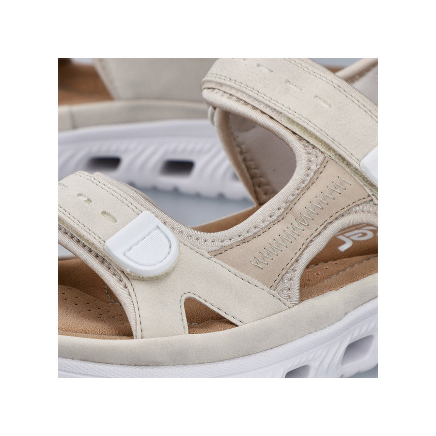 Rieker 64074 Sandals-Cream