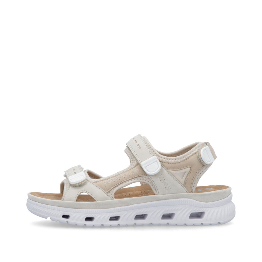 Rieker 64074-60 Ladies' Sandals-Cream
