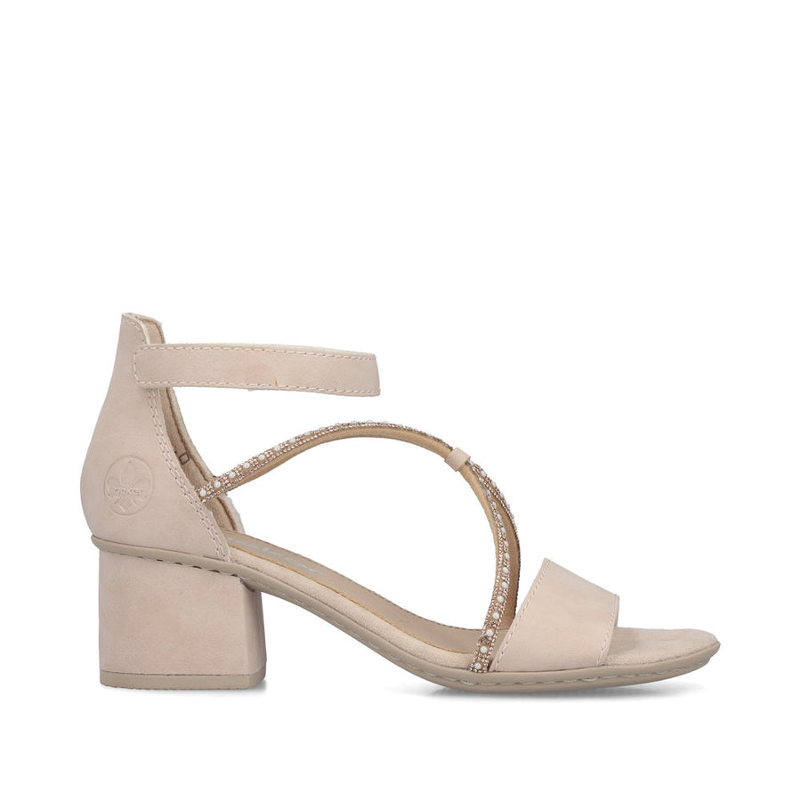 Rieker 64654 Sandals-Rose