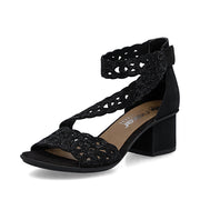 Rieker 64657-00 Sandals-Black