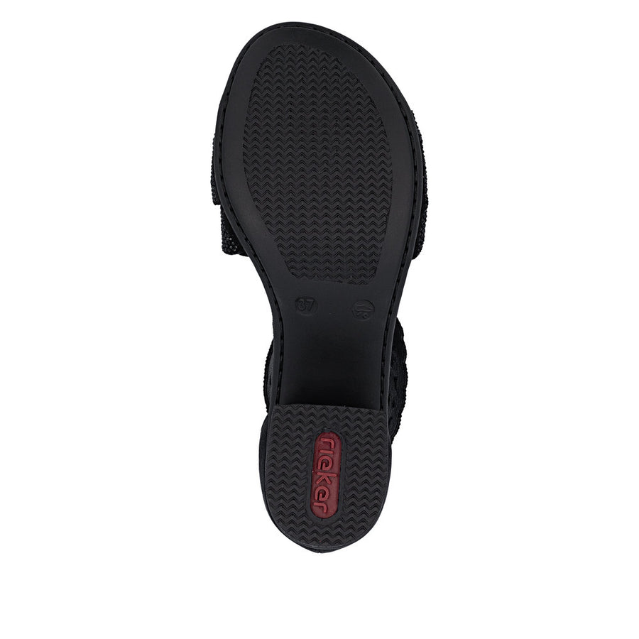 Rieker 64657-00 Sandals-Black