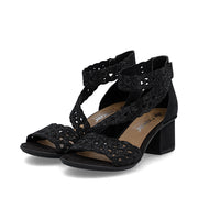 Rieker 64657-00 Sandals-Black