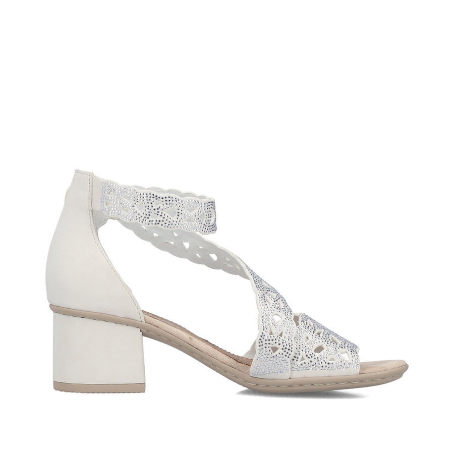 Rieker 64657-80 Sandals-Off White