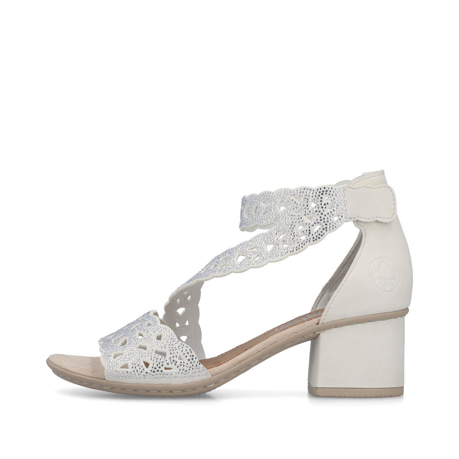 Rieker 64657-80 Sandals-Off White
