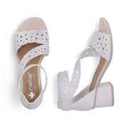 Rieker 64657-80 Sandals-Off White