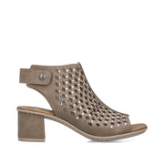 Rieker 64777-64 Heels-Taupe