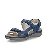 Rieker 64856-14 Ladies' Sandals-Navy