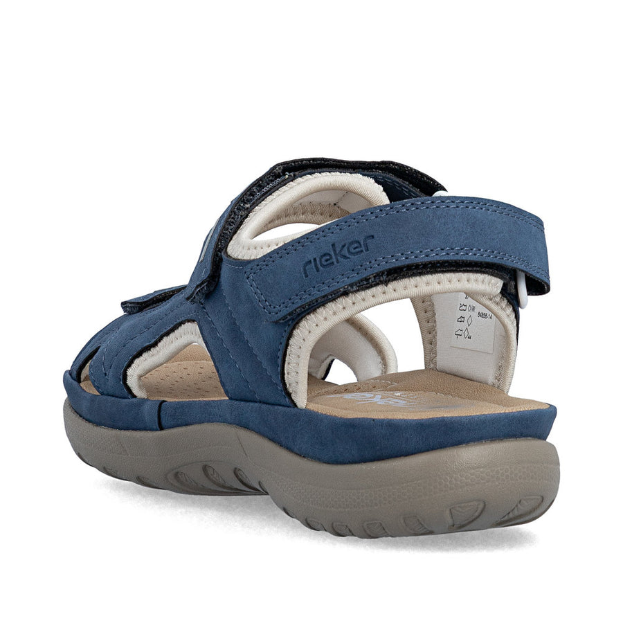 Rieker 64856-14 Ladies' Sandals-Navy