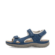 Rieker 64856-14 Ladies' Sandals-Navy