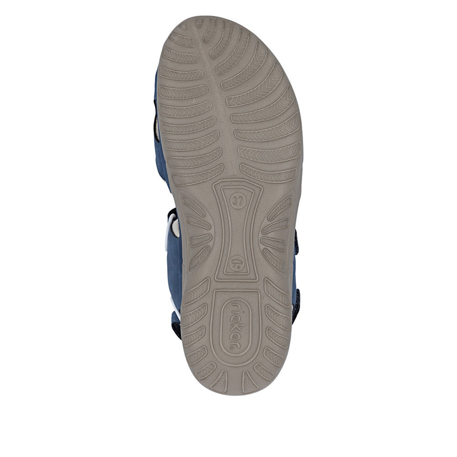 Rieker 64856-14 Ladies' Sandals-Navy