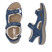 Rieker 64856-14 Ladies' Sandals-Navy