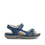 Rieker 64856-14 Ladies' Sandals-Navy