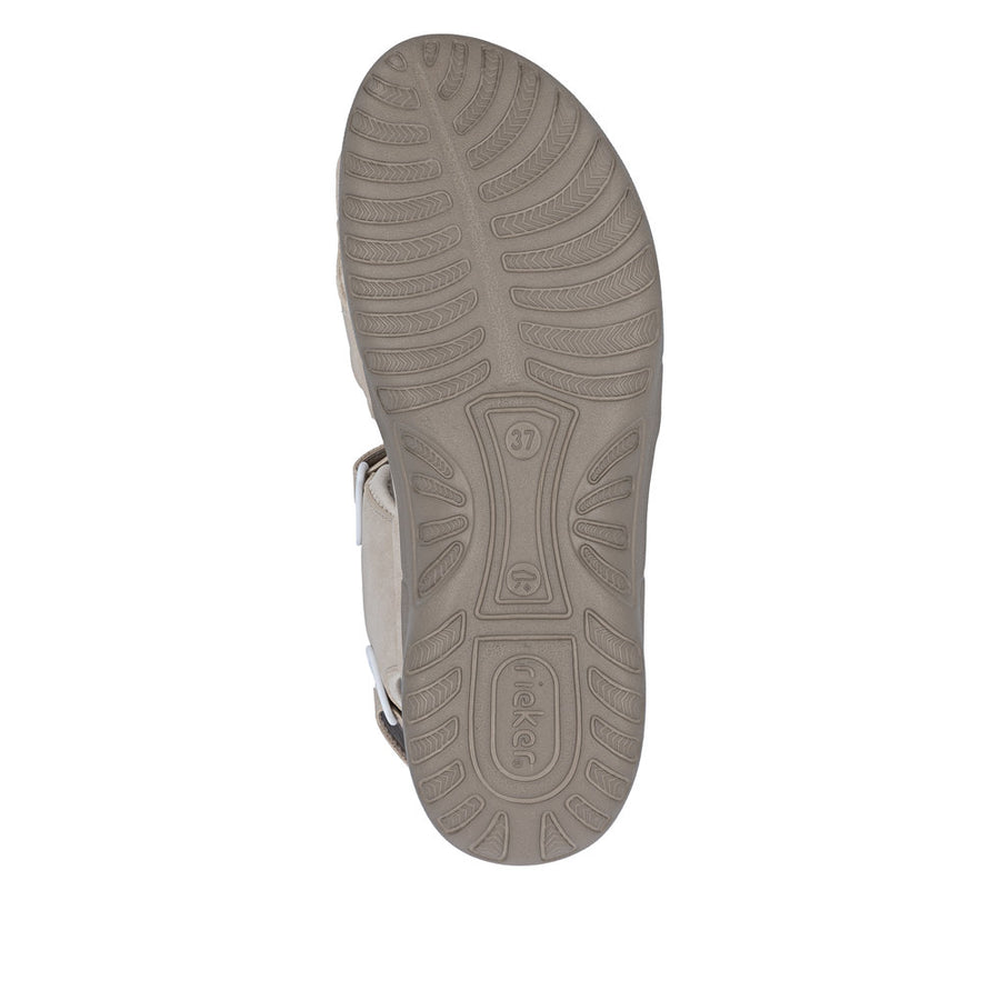 Rieker 64856-62 Ladies' Sandals-Beige