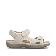 Rieker 64856-62 Ladies' Sandals-Beige