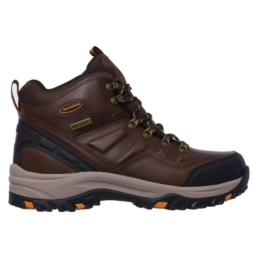 Skechers 65529 Mens Boots-Brown