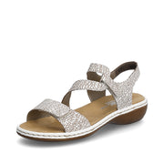 Rieker 659C7 Sandals-White