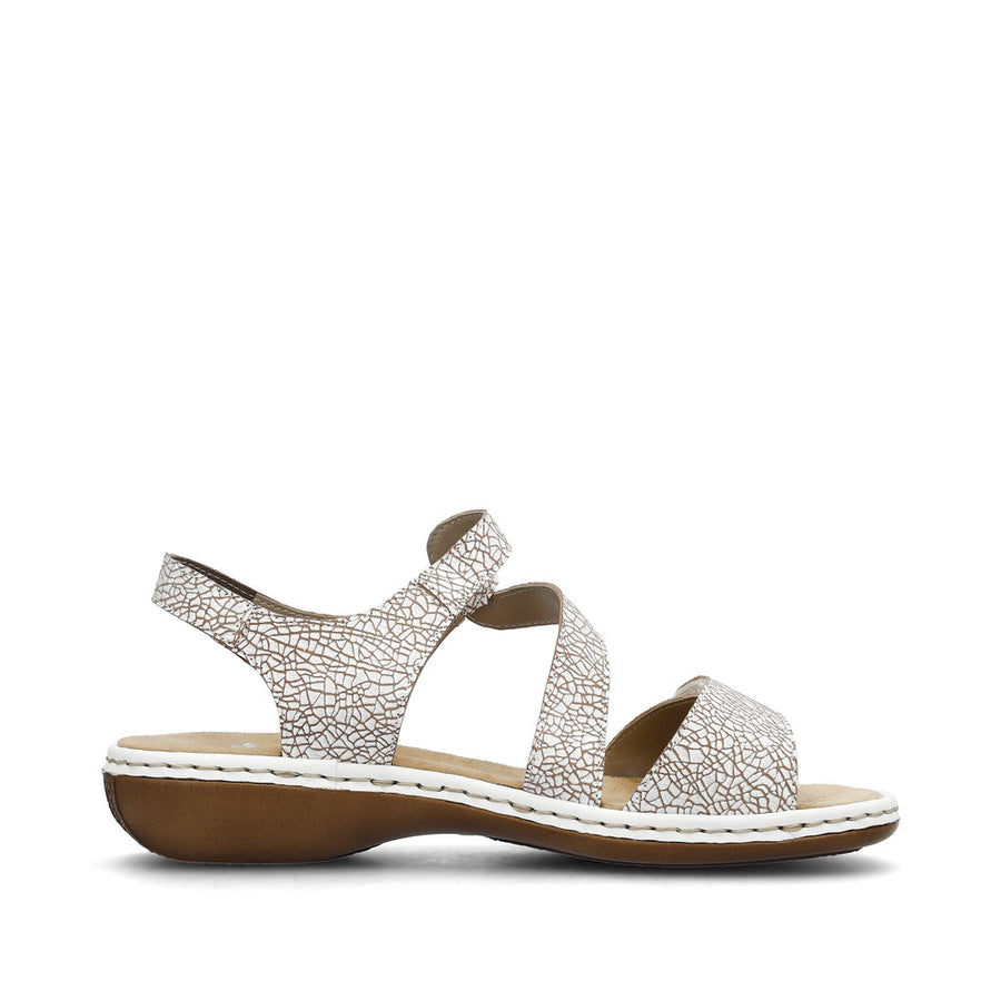 Rieker 659C7 Sandals-White